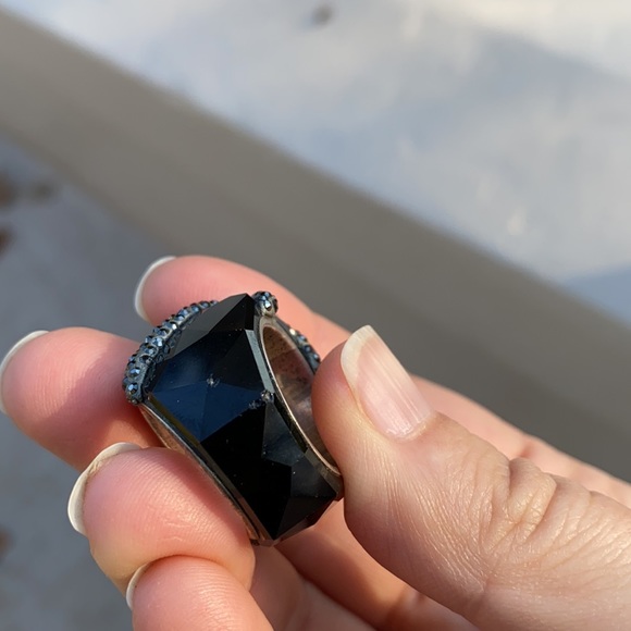 Rare Nirvana Swarovski ring with Crystals - Picture 5 of 8